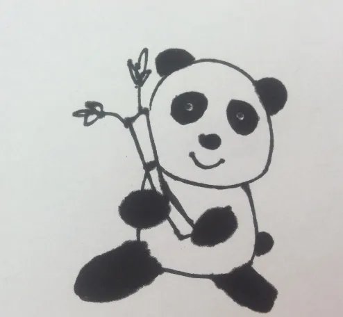 熊猫怎么画