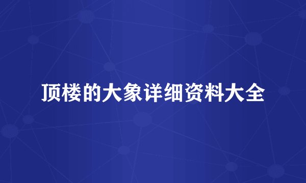 顶楼的大象详细资料大全
