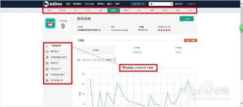 ASO114的具体操作--如何查看应用的数据？