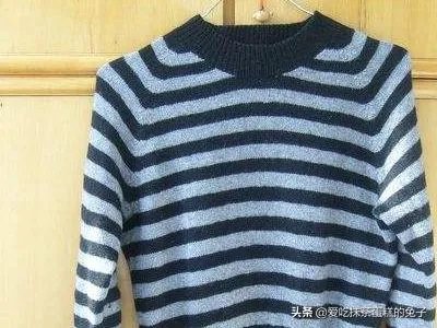 两种颜色的毛衣编织方法？