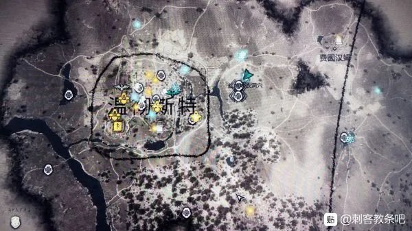 《刺客信条英灵殿》誓约胜利之剑及宝藏、神教成员位置标注