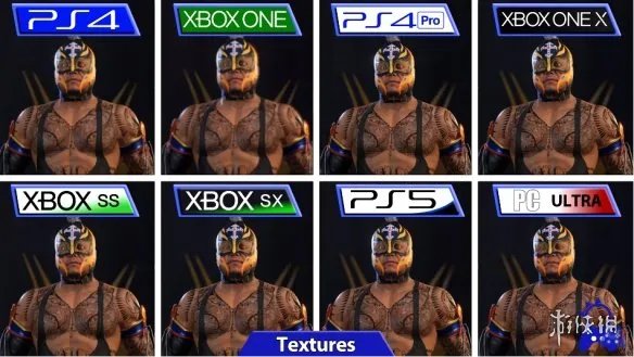 《WWE 2K22》全平台画面对比：Xbox多方面胜于PS