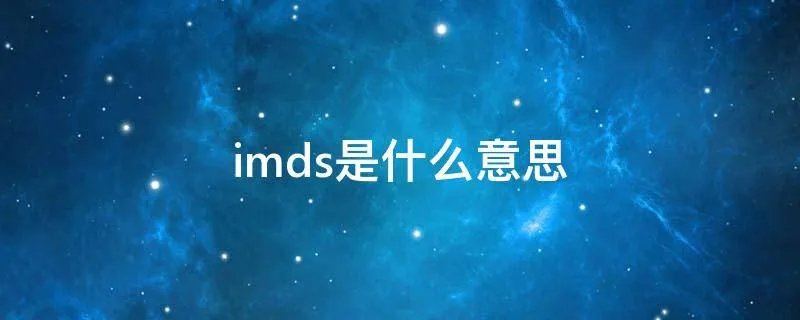 imds是什么意思