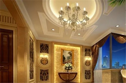 小玄关吊顶装修效果图   打造高效精美的玄关吊顶