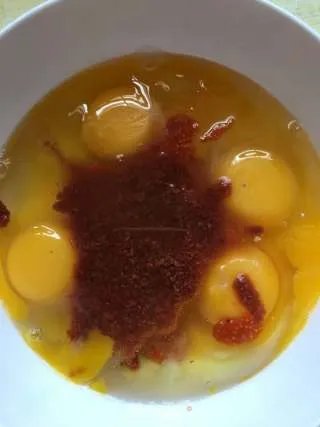 对虾酱炒鸡蛋