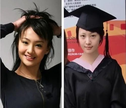 陈瑶晒学士服毕业照素颜清丽可爱，还有哪些明星晒过自己的毕业照，谁的最好看？