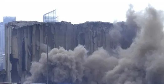 突发！黎巴嫩贝鲁特港大爆炸遗存谷仓部分坍塌，什么原因导致的？