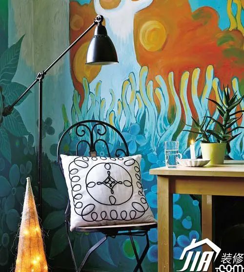 随性涂鸦墙饰 家的多种美丽表情