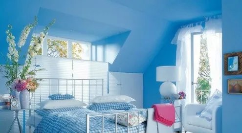 10款蓝色卧室背景墙 享受夏日清凉