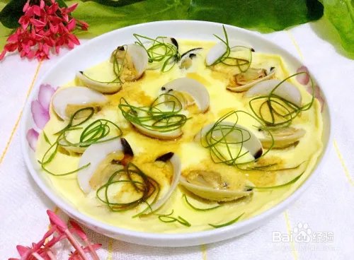 白蛤蒸蛋的做法