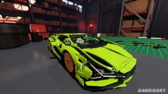 15名高玩联手打造乐高版兰博基尼超跑 零件数多达40万