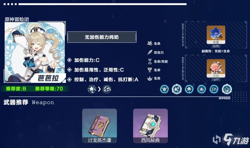 《原神》辅助角色排行介绍 2.0版本最强辅助角色TOP10哪个好