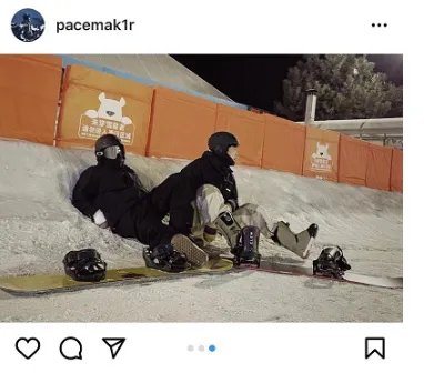 李小璐滑雪照惹争议，摆拍动作和PG1一样，难道她不避嫌吗？