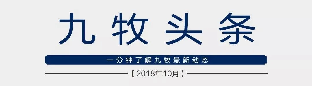 10月头条丨九牧用实力彰显大国品牌荣耀