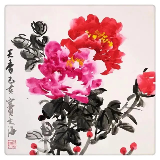 我花8000元买了三张国画,请内行点评一下,值吗?