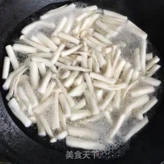 小炒白玉菇