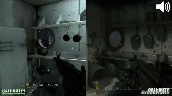 《使命召唤4》重制版VS原版 画面进化幅度惊人