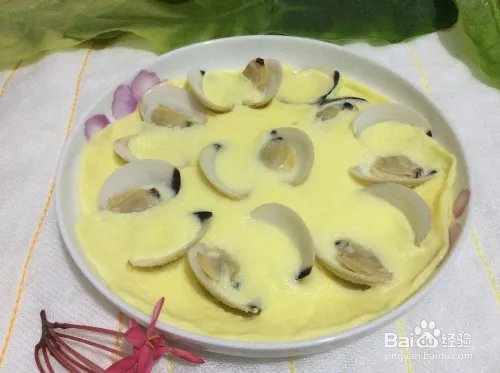 白蛤蒸蛋的做法