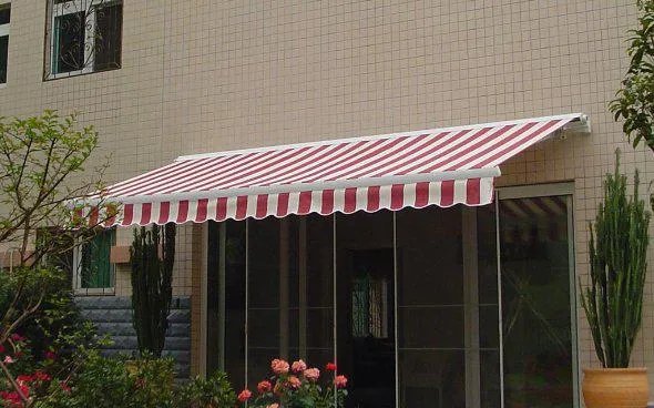 遮阳棚伸缩式雨棚怎么打开