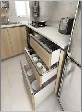L型厨房的巧妙布局，这样子就完美了