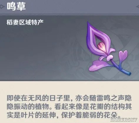 《原神》鸣草哪里多 鸣草位置分布一览