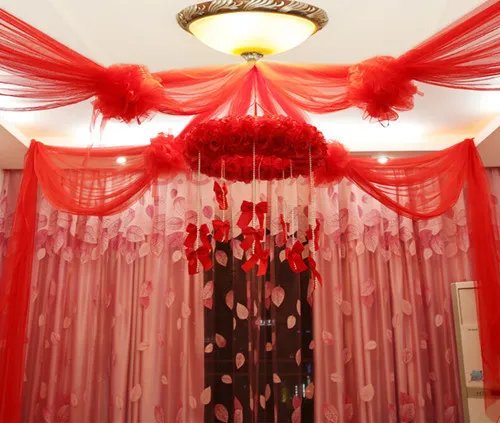 婚房彩带布置图片 彩带如何布置婚房