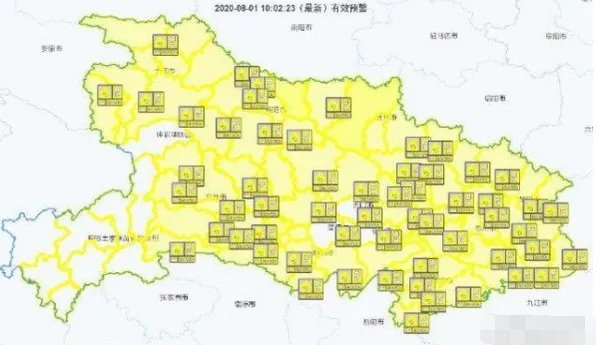 湖北连发74条高温预警是怎么回事？