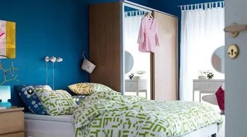10款蓝色卧室背景墙 享受夏日清凉