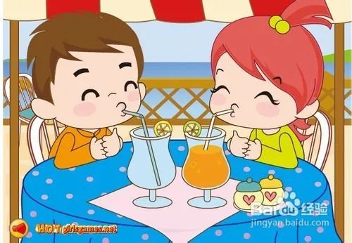 情侣喝果汁攻略