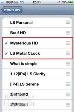 iphone4S美化软件winterboard--主题使用教程