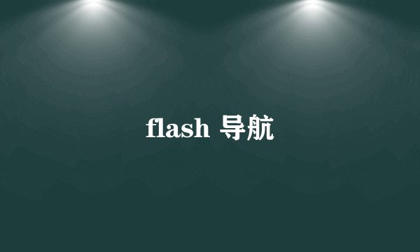 flash 导航