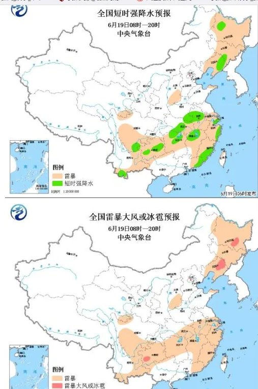 暴雨黄色预警发布波及哪些地区？