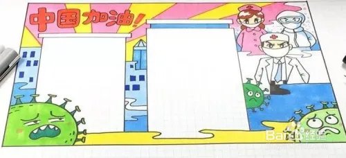 怎么制作新型冠状病毒手抄报,图片要简单的