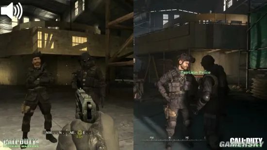 《使命召唤4》重制版VS原版 画面进化幅度惊人