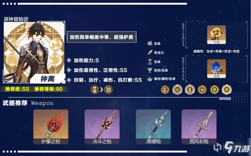 《原神》辅助角色排行介绍 2.0版本最强辅助角色TOP10哪个好