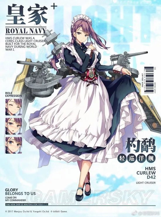 碧蓝航线杓鹬怎么样 杓鹬满级数据一览