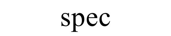 spec