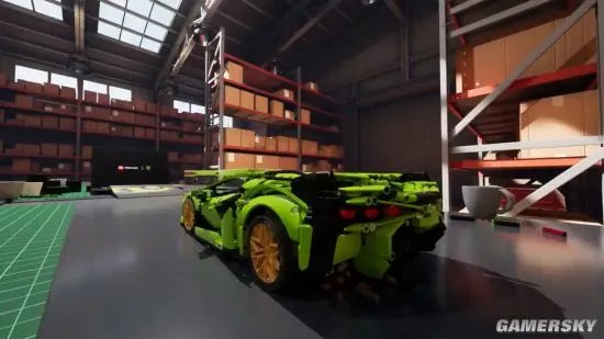 15名高玩联手打造乐高版兰博基尼超跑 零件数多达40万