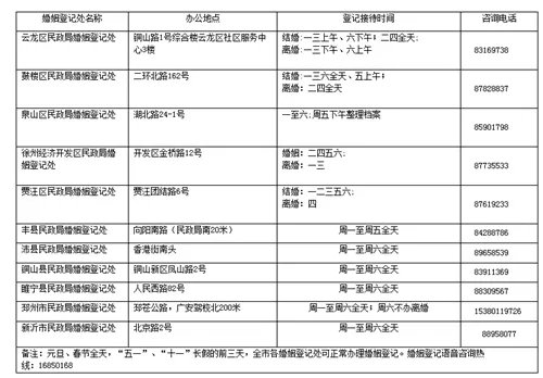 徐州民政局婚姻登记处上班时间 民政局的职能有哪些