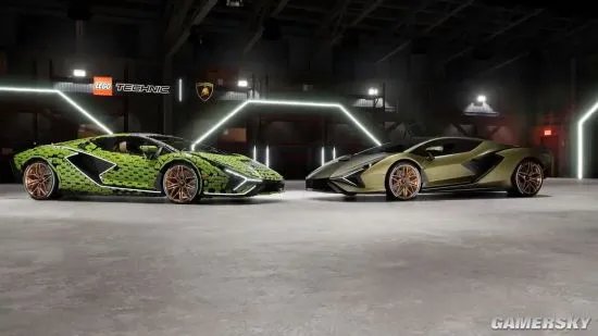 15名高玩联手打造乐高版兰博基尼超跑 零件数多达40万