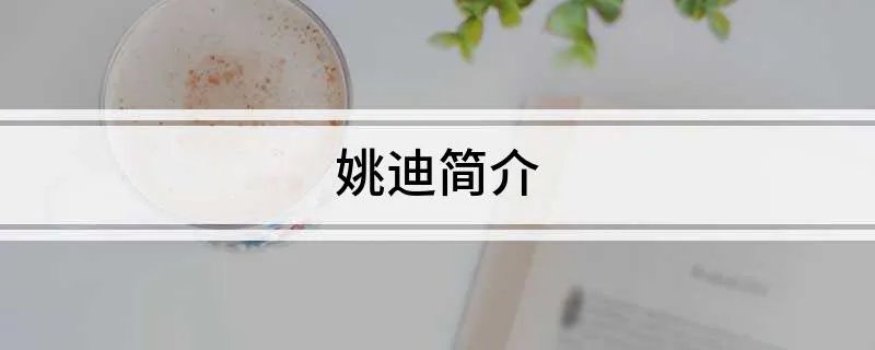 姚迪简介