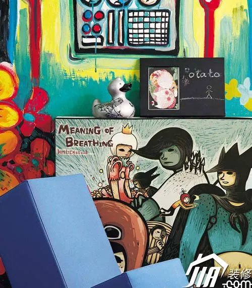 随性涂鸦墙饰 家的多种美丽表情