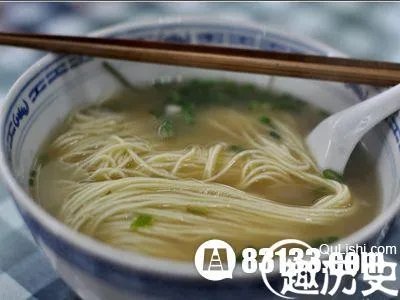 揭开上海阳春面的由来历之谜