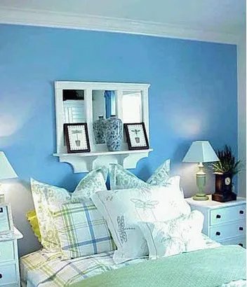 10款蓝色卧室背景墙 享受夏日清凉