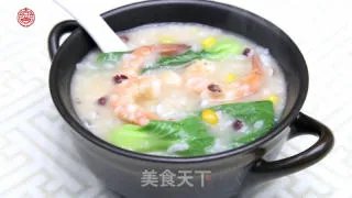 天太热，晚上喝碗【生滚鲜虾粥】算了