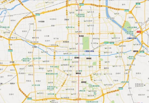 西安限行区域详细图