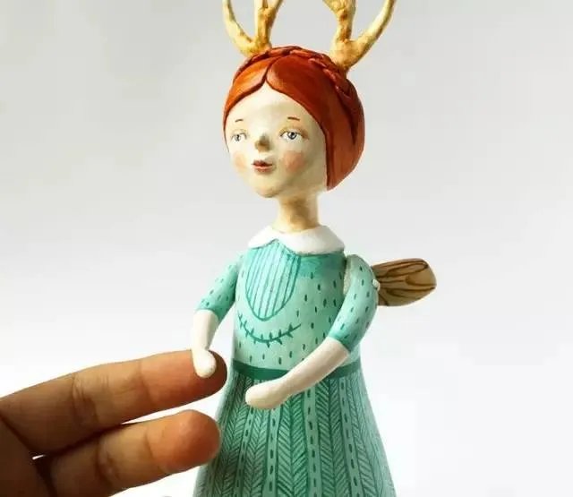 甜蜜动物预言-Flor Panichelli的手工粘土萌物