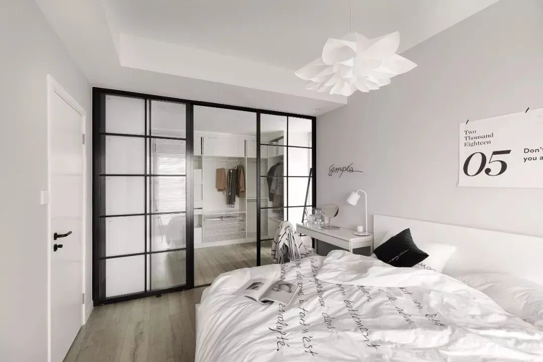 72㎡小清新北欧风格小户型装修效果图,一居室独立自在!