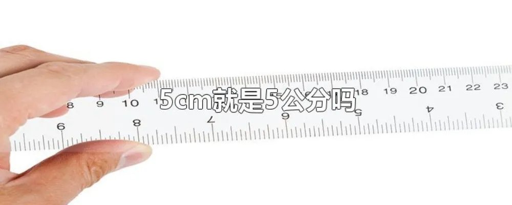 5cm就是5公分吗