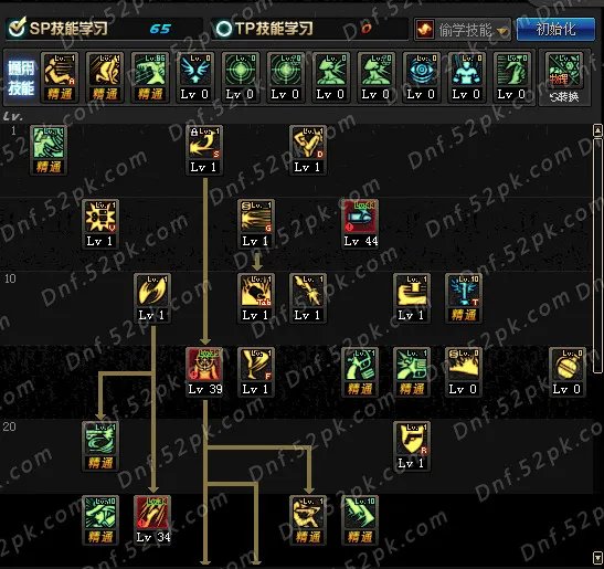 DNF漫游TB6&TB7刷图加点 两大主流加点点评